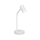 White table lamp modern, Suradj, with switch
