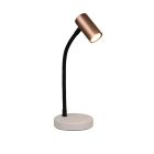 Brown table lamp modern, Suradj, with switch