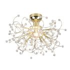 Brass ceiling light retro, Julio