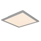 Grey flush ceiling light modern, Nejla, 13,5W, 3000K LED