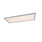 Grey flush ceiling light modern, Marlise, 33,5W, warm to cold white adjustable LED, with remote control