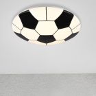 White kid's ceiling light modern, Fabiola, 12W, 3000K LED