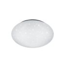 White flush ceiling light modern, Neda, 18W, warm to cold white adjustable LED, with remote control