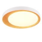 Golden flush ceiling light modern, Nurettin, 24W, warm to cold white adjustable LED, 3-step dimmable