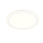 White flush ceiling light modern, Omaima, 11W, 3000K LED