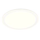 White flush ceiling light modern, Omaima, 17W, 3000K LED