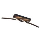 Black ceiling light design, Quirinus, 18W, 4000K LED