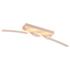 Brown ceiling light design, Quirinus, 18W, 4000K LED
