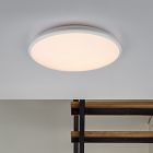 White flush ceiling light modern, Celine, 20W, 4000K LED, 3-step dimmable