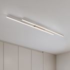 Nickel flush ceiling light modern, Sangeeta, 22W, 3000K LED