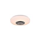 White flush ceiling light modern, Nichelle, 10W, RGBW LED, with remote control