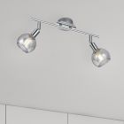 Chrome ceiling spotlight modern, Omari