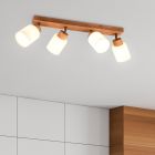 Wood ceiling spotlight brown, Myron