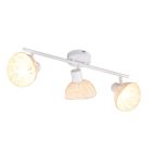 Rattan wall light brown, Sijmen