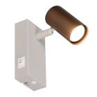 Brown wall light modern, Suradj, with switch