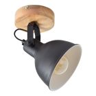 Industrial ceiling spotlight black, Karuna