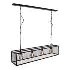 Industrial dining table hanging lamp black, Redox