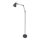 Industrial floor lamp black, Melco, with switch
