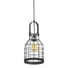 Industrial dining table hanging lamp black, Faber