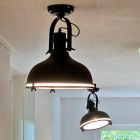 Industrial ceiling light black, Liga