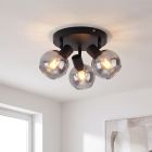 Modern ceiling spotlight grey, Avery