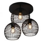 Industrial ceiling light black, Wiro