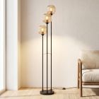 Design floor lamp amber, Charlois, with switch