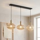 Design pendant light amber, Charlois