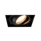 Modern trimless recessed downlight black, Joost
