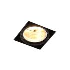 Modern trimless recessed downlight black, Wilhelm