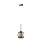 Design pendant light chrome, Gwendolynn