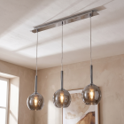 Design pendant light chrome, Gwendolynn