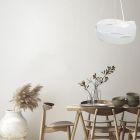 Modern pendant light white, Tanno