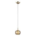 Design pendant light gold, Krystel