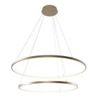 Design pendant light gold, Kubra, 60W, warm to cold white adjustable LED