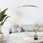 Design pendant light gold, Kubra, 28W, warm to cold white adjustable LED