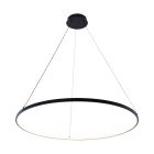 Design pendant light black, Kubra, 36W, warm to cold white adjustable LED