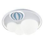 Metal children's ceiling light blue, Balloon, 42W, 3000K LED, 3-step dimmable