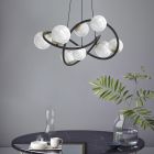 Modern pendant light white, Moritz