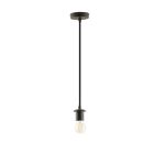 Modern pendant light without shade black, Rika