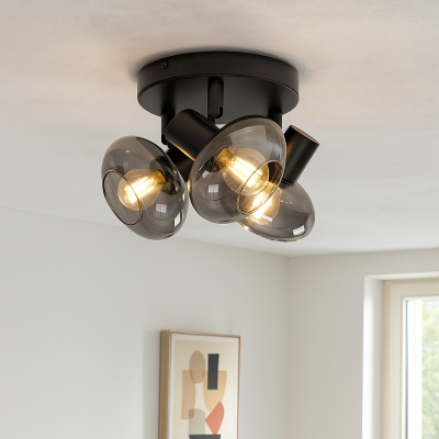 Design ceiling spotlight black, Skip