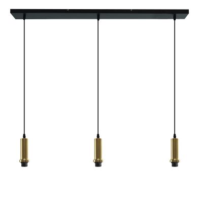 Aluminium pendant light without shade gold, Rika