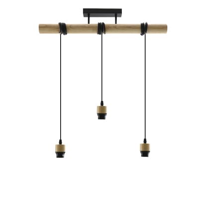 Basic pendant light without shade wood, Rika