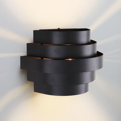 Modern up down wall light black, Sonay