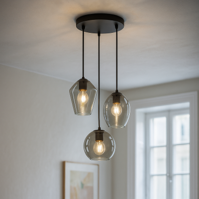 Design pendant light grey, Lazaro