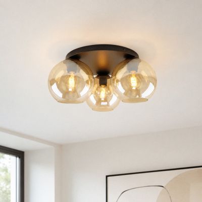 Design ceiling light amber, Emerson