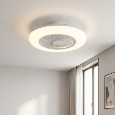 Modern ceiling fan grey, Hale, 40W, 3000K LED, with remote control