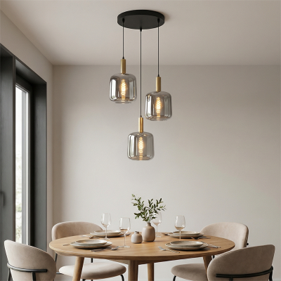Modern pendant light grey, Keanu
