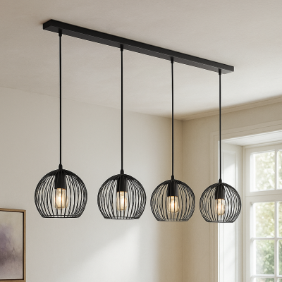 Industrial pendant light black, Wiro