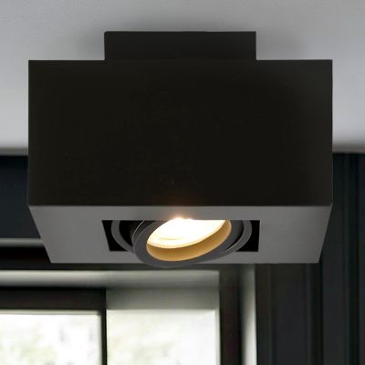 Modern surface mounted downlight black, Akira